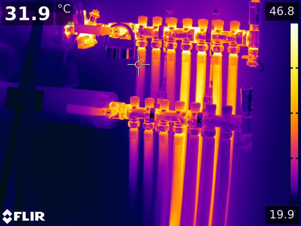 HVAC met FLIR warmtebeeldcamera