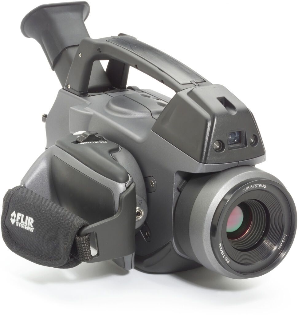 FLIR GF315 gasdetectiecamera voor detecteren van gaslekken