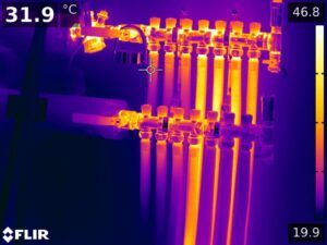 FLIR thermal image HVAC