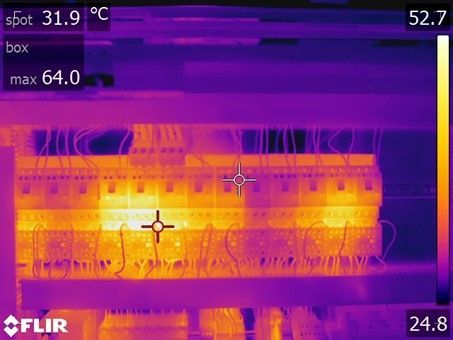 Thermal imaging camera picture
