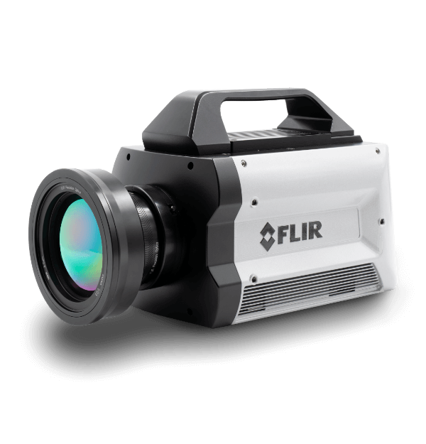 Afbeelding van een FLIR X69xx SLS-serie warmtebeeldcamera