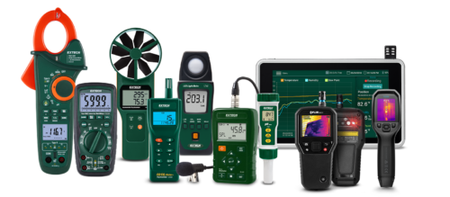 Various measuring instruments of the Extech brand